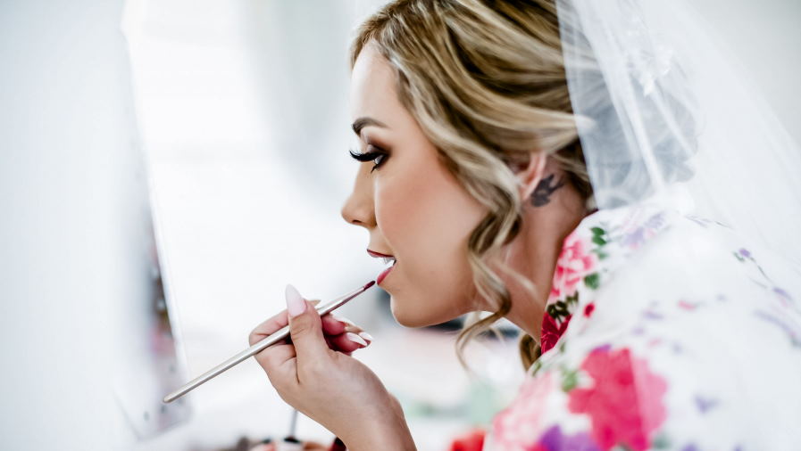 wedding day beauty look