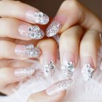 rhinestone nail art designs